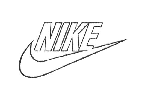 Nike logo sketch